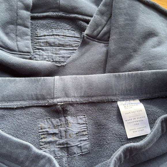 Frank & Eileen Navy Hoodie Sweatshirt Melanie
& Catherine Sweatpants Size L/S - Picture 5 of 7